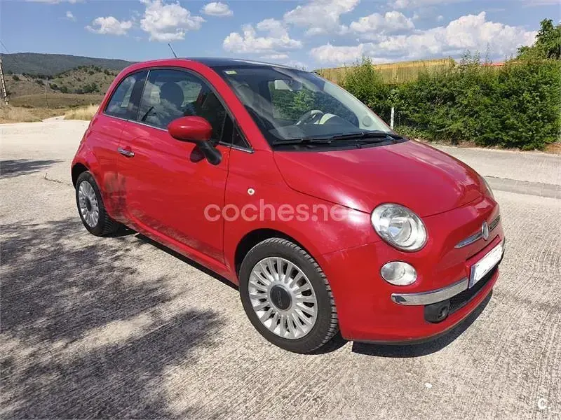 Usado Fiat 500 Lounge 69 CV (50 kW) 2012 Rojo Berlina