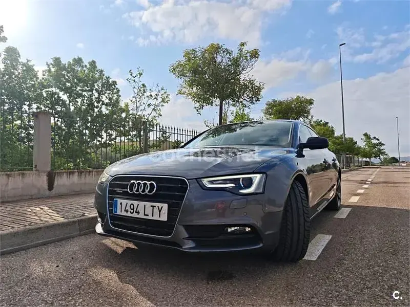 Usado Audi A5 Sportback Advanced 245 CV (180 kW) 2013 Gris / plata Utilitario