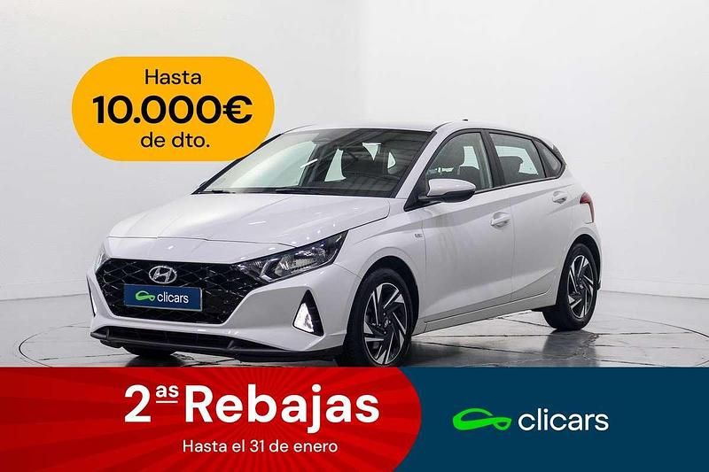 Blanco Usado 2021 Hyundai i20 Utilitario | 14.090 € (Precio justo) - Imagen 1/4