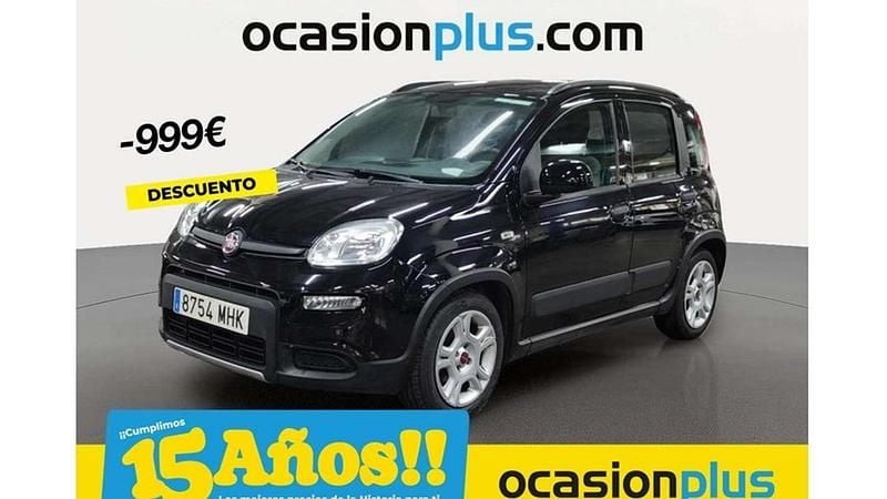Negro Usado 2023 Fiat Panda Cross Cross Utilitario | 9991 € (Buen precio) - Imagen 1/4