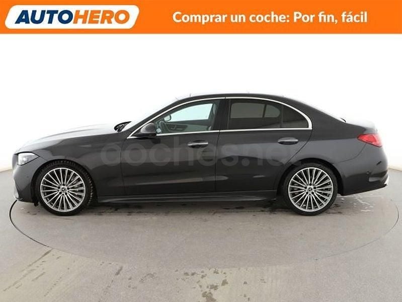 Usado Mercedes C220 AMG line 200 CV (147 kW) 2022 Negro Berlina