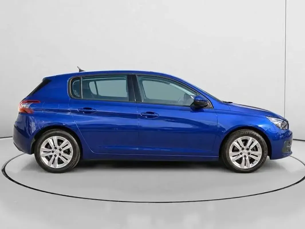 Usado Peugeot 308 Active 131 CV (96 kW) 2018 Azul Utilitario