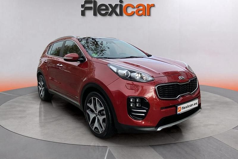 Granate Usado 2016 Kia Sportage GT-Line SUV | 16.290 € (Precio justo) - Imagen 1/4