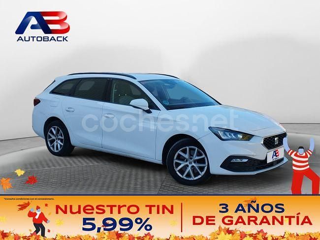 Blanco Usado 2021 Seat Leon Style Familiar | 14.350 € (Precio justo) - Imagen 1/2