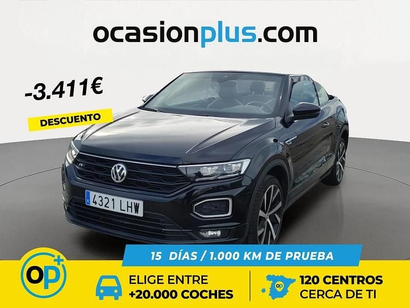 Usado VW T-Roc Cabriolet 150 CV (110 kW) 2020 Negro Descapotable