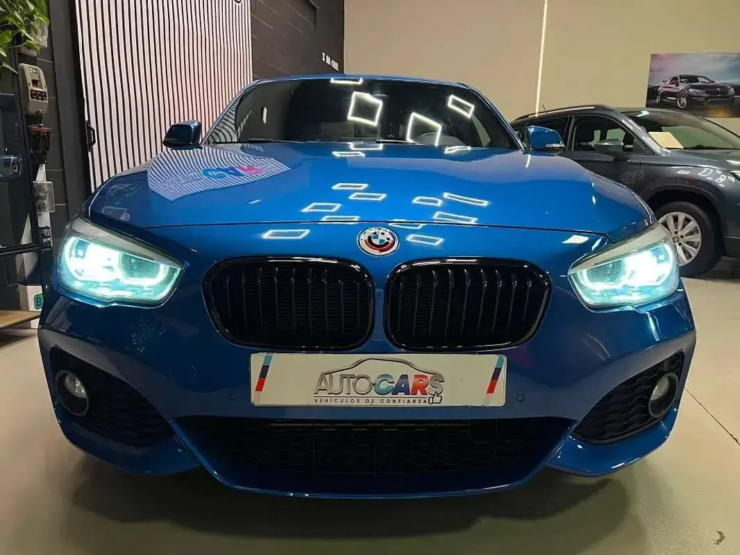 Usado BMW 118 136 CV (100 kW) 2015 Azul Utilitario