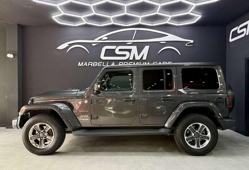 Usado Jeep Wrangler Unlimited Sahara 200 CV (147 kW) 2019 Gris SUV