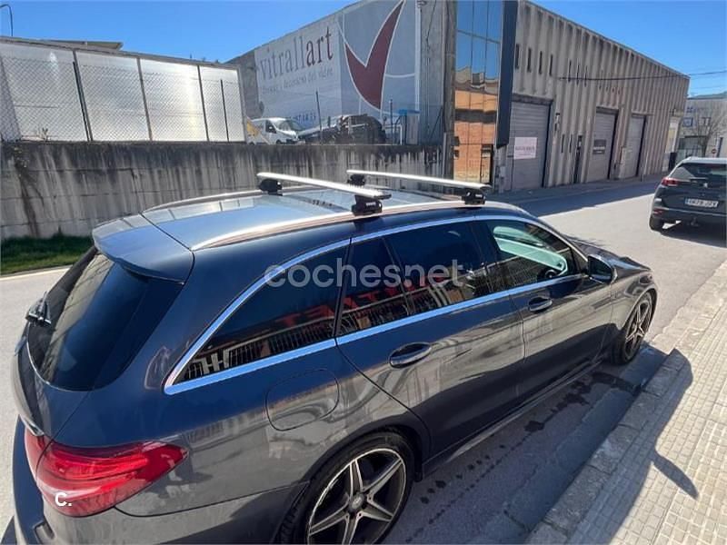 Usado Mercedes C220 AMG line 170 CV (125 kW) 2016 Gris / plata Familiar