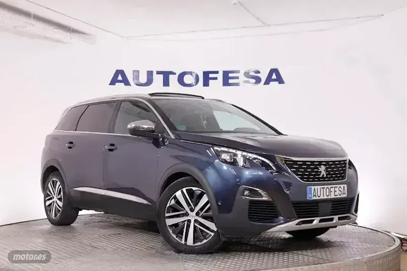 Usado Peugeot 5008 GT 180 CV (132 kW) 2019 Azul SUV