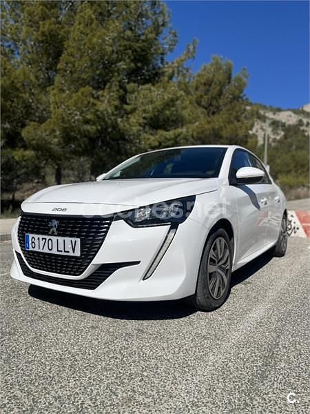 Usado Peugeot 208 Active 100 CV (73 kW) 2021 Blanco Utilitario
