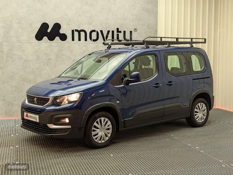 Usado Peugeot Rifter Active 102 CV (75 kW) 2021 Azul Monovolumen