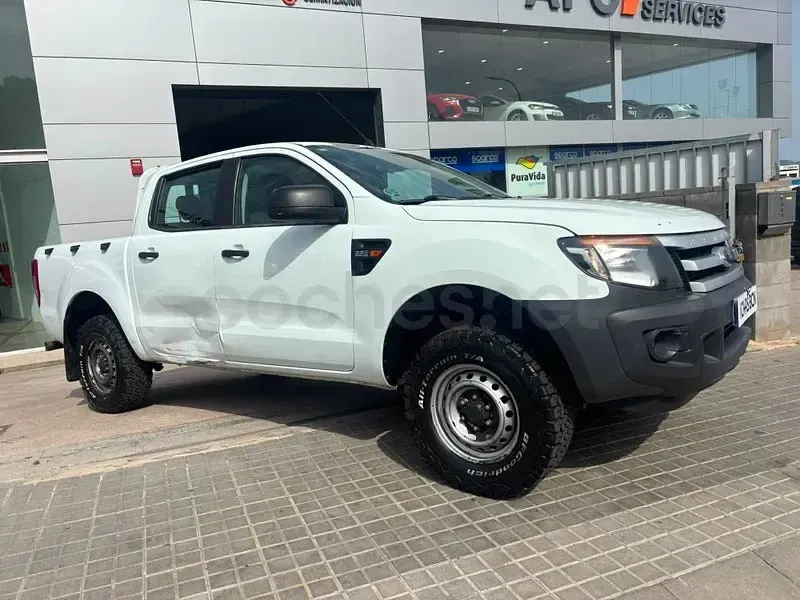 Usado Ford Ranger XL 150 CV (110 kW) 2014 Blanco Pickup/Camioneta