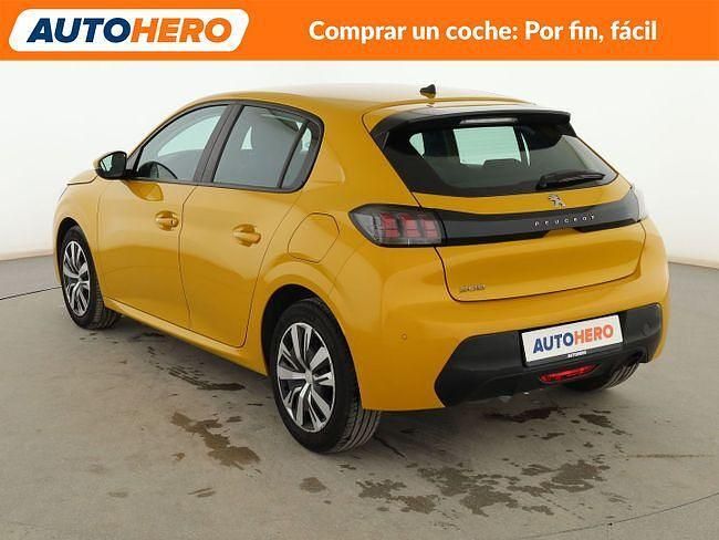 Usado Peugeot 208 Active 101 CV (74 kW) 2020 Amarillo Utilitario