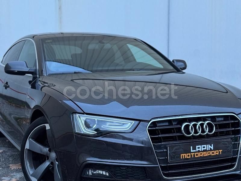 Usado Audi A5 Sportback S-Line 150 CV (110 kW) 2015 Gris / plata Utilitario
