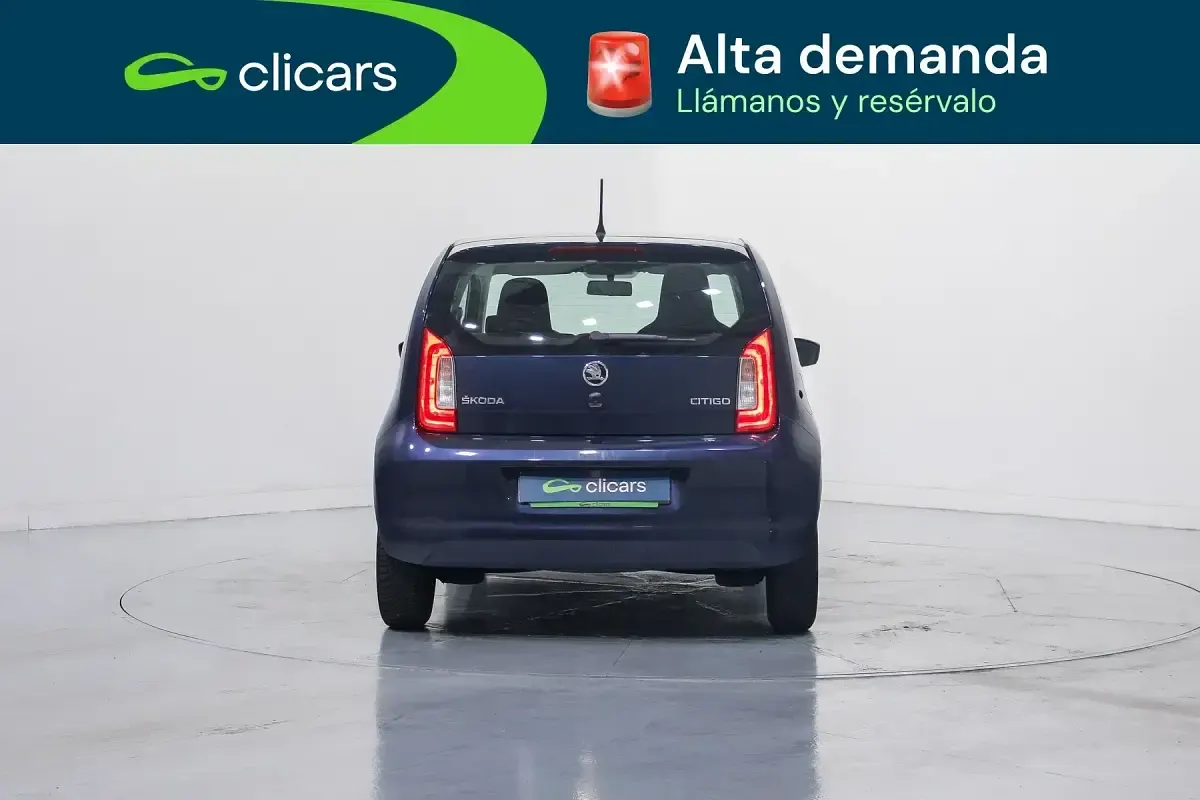 Usado Skoda Citigo Ambition 60 CV (44 kW) 2015 Azul Utilitario