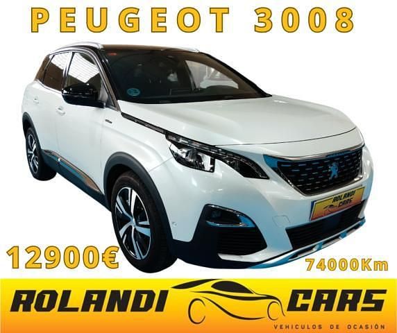 Blanco Usado 2017 Peugeot 3008 GT-line SUV | 12.900 € (Buen precio) - Imagen 1/4