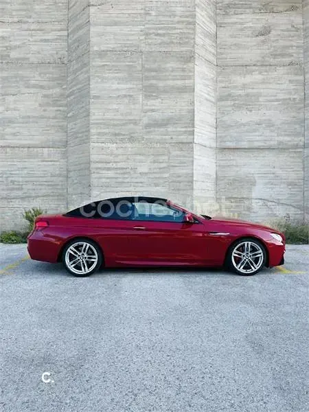 Usado BMW 640 Cabriolet 313 CV (230 kW) 2012 Granate Descapotable