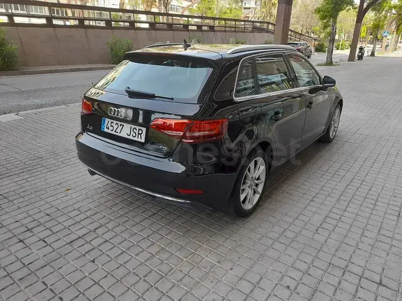 Usado Audi A3 S-Line 110 CV (80 kW) 2016 Negro Berlina