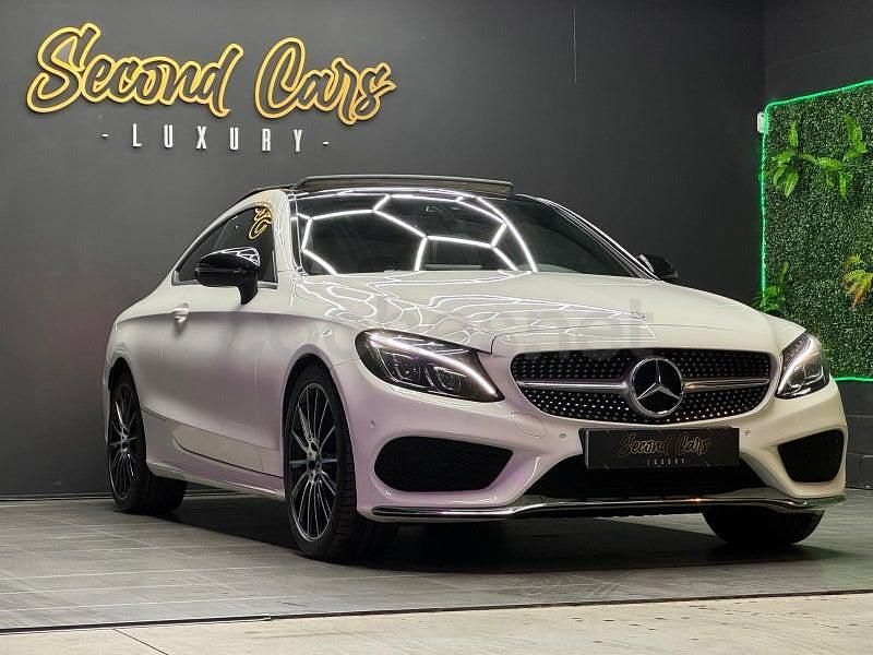 Usado Mercedes C220 170 CV (125 kW) 2017 Blanco Coupe