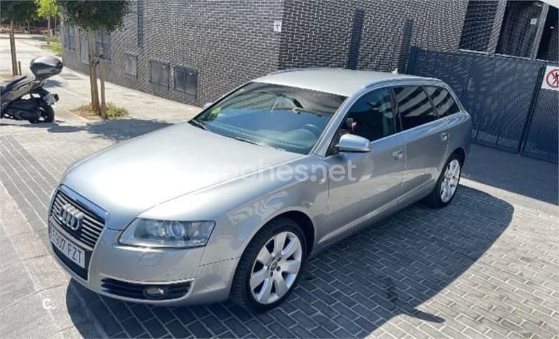 Usado Audi A6 S-Line 180 CV (132 kW) 2008 Gris / plata Familiar