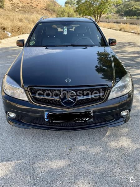 Usado Mercedes C220 Avantgarde 170 CV (125 kW) 2008 Negro Familiar