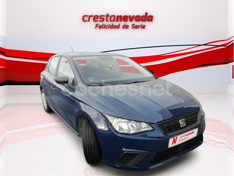 Usado Seat Ibiza Reference 95 CV (69 kW) 2019 Azul Berlina