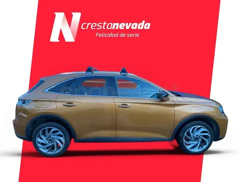Usado DS Automobiles DS7 Crossback So Chic 130 CV (95 kW) 2019 Naranja SUV