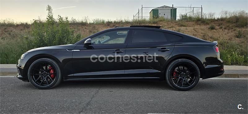 Usado Audi A5 Sportback 190 CV (139 kW) 2018 Negro Utilitario
