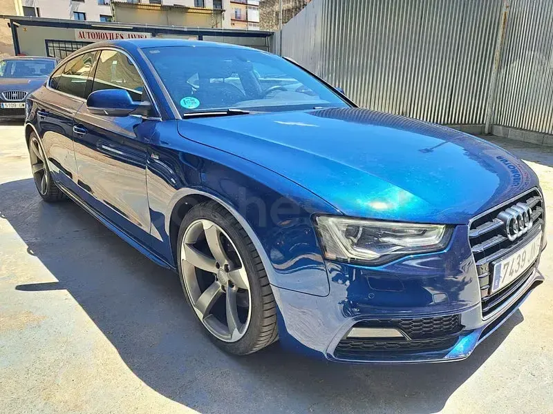 Usado Audi A5 Sportback S-Line 150 CV (110 kW) 2016 Azul Utilitario