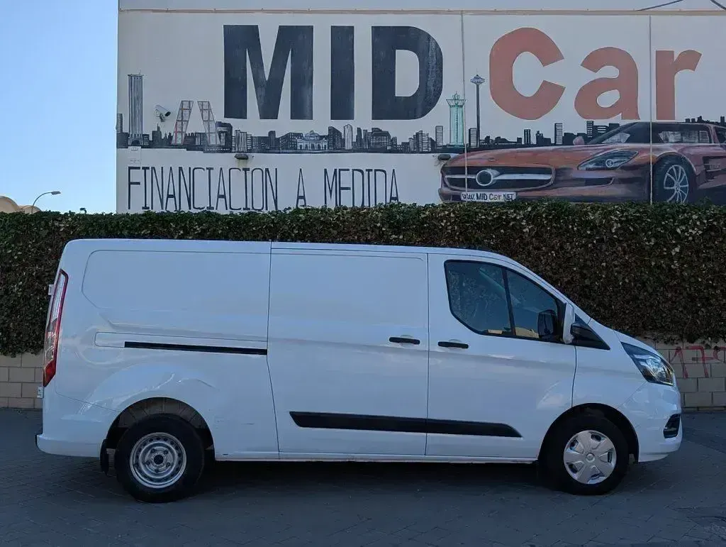 Usado Ford Transit Custom Trend 130 CV (95 kW) 2021 Blanco Van