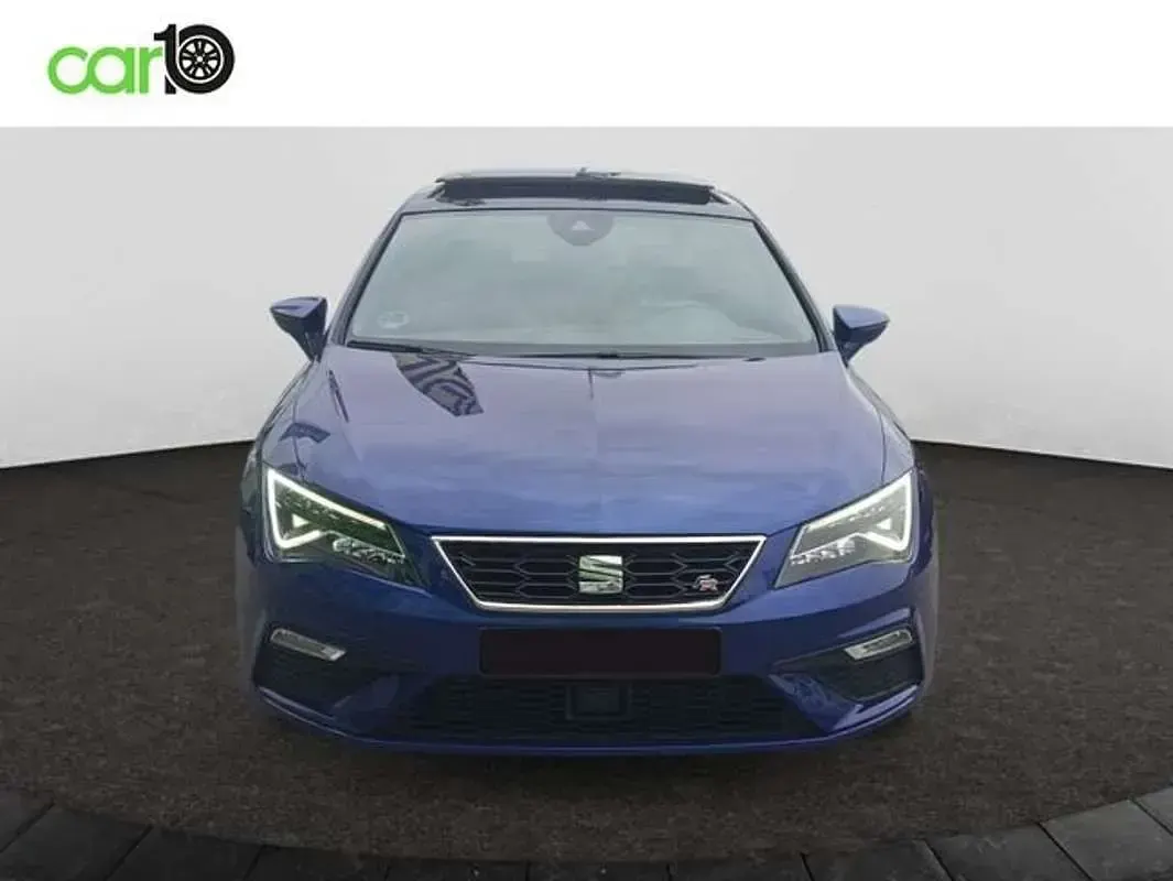 Usado Seat Leon FR 150 CV (110 kW) 2020 Azul Utilitario