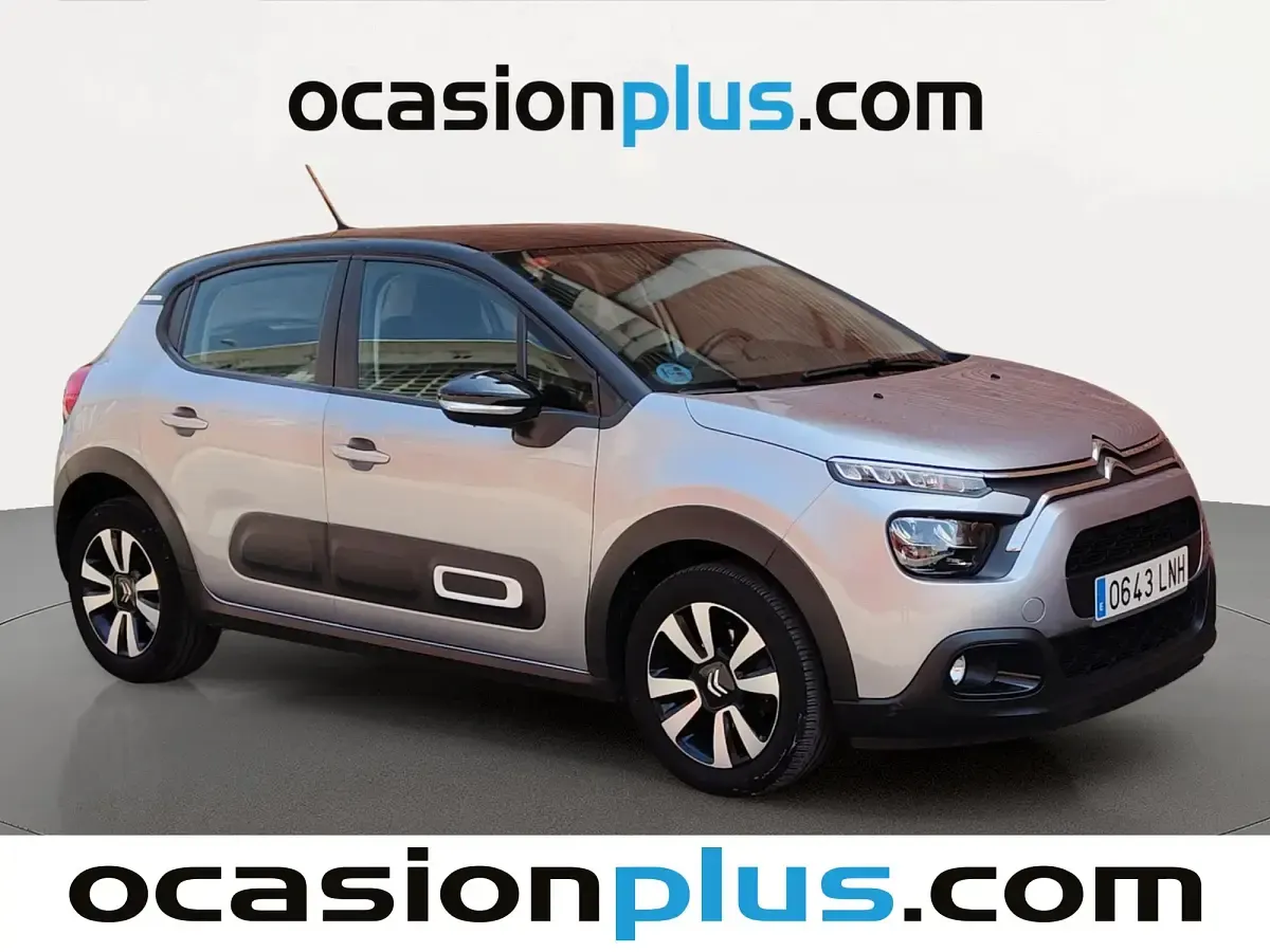 Usado Citroën C3 Feel 83 CV (61 kW) 2021 Gris plata Utilitario