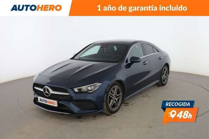 Azul Usado 2020 Mercedes CLA200 AMG line Berlina | 29.618 € (Precio justo) - Imagen 1/3