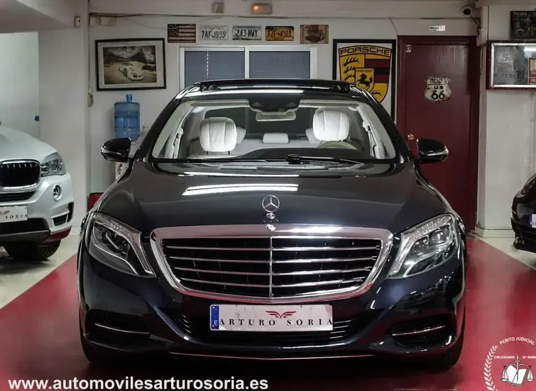 Usado Mercedes S350 258 CV (189 kW) 2014 Azul Berlina