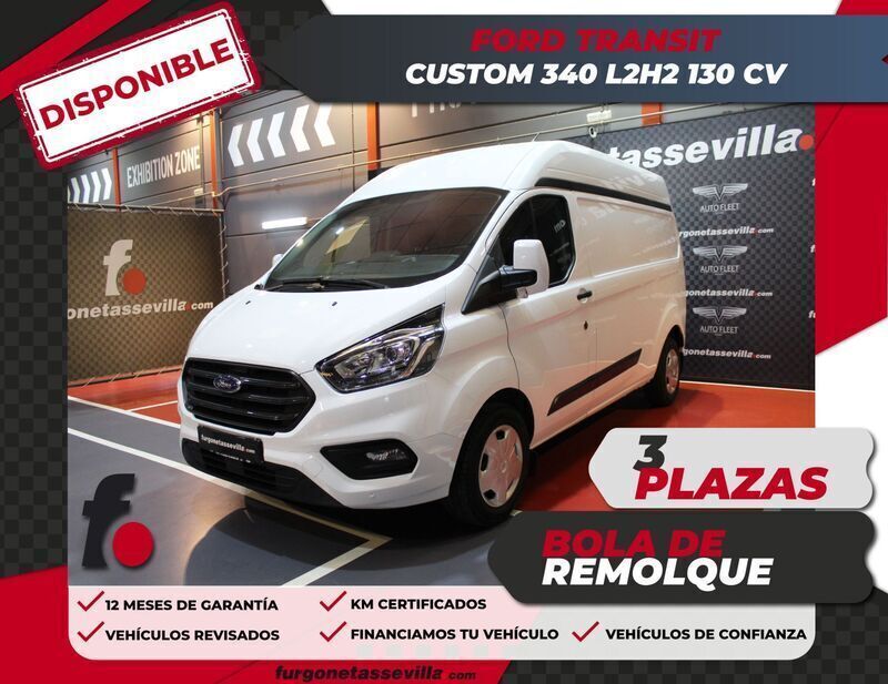 Blanco Usado 2020 Ford Transit Custom Ambiente Van | 23.500 € (Un poco caro) - Imagen 1/4