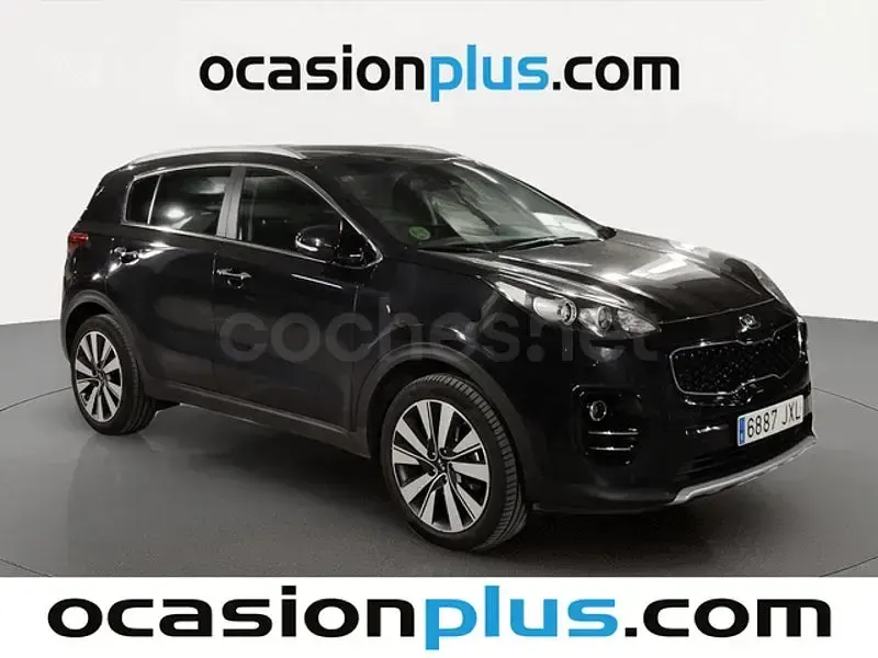 Usado Kia Sportage 115 CV (84 kW) 2017 Negro SUV