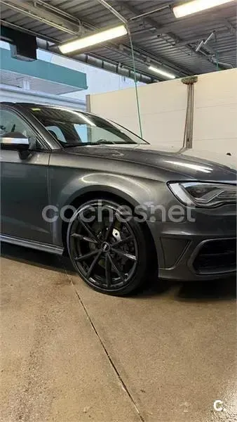 Usado Audi S3 Premium 300 CV (220 kW) 2014 Gris / plata Berlina
