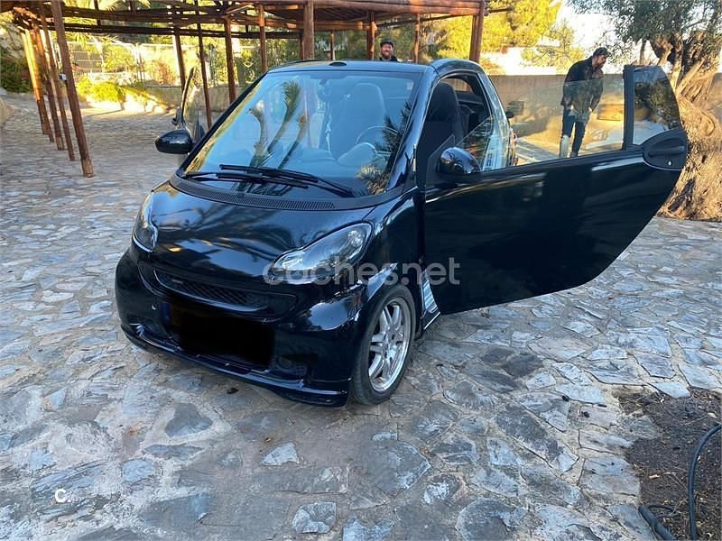 Usado Smart ForTwo Cabrio Brabus 84 CV (61 kW) 2007 Negro Descapotable