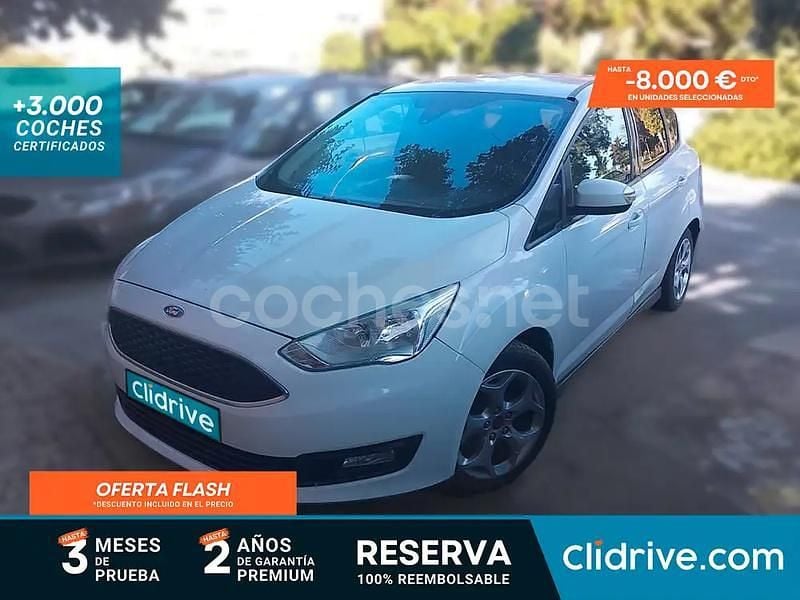 Blanco Usado 2017 Ford C-MAX Trend Monovolumen | 7890 € (Buen precio) - Imagen 1/3