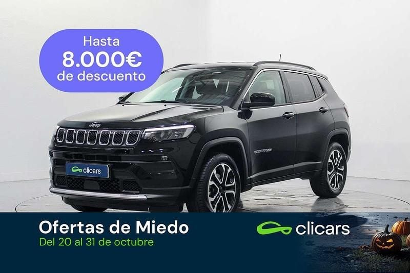 Negro Usado 2023 Jeep Compass Limited SUV | 22.690 € (Buen precio) - Imagen 1/4