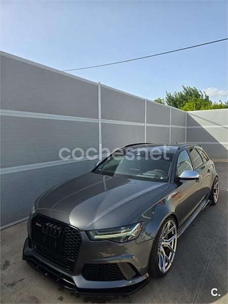 Usado Audi RS6 Sport 560 CV (411 kW) 2015 Gris / plata Familiar
