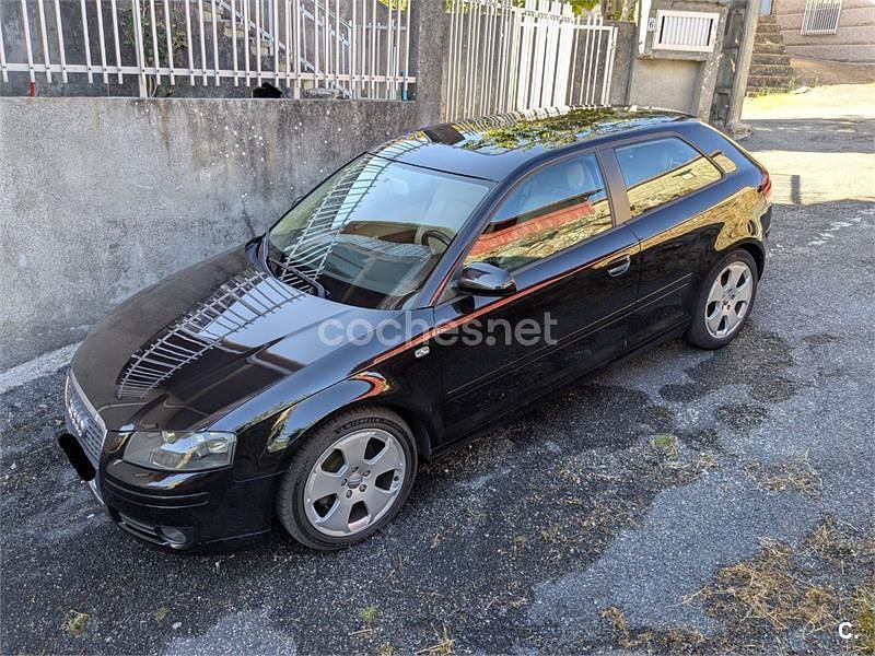 Negro Usado 2006 Audi A3 Ambition Berlina | 6000 € (Precio justo) - Imagen 1/4