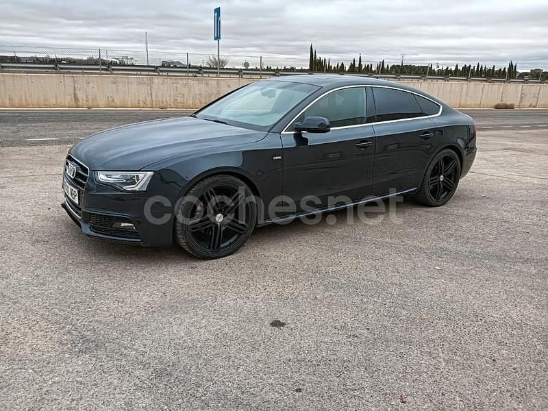 Usado Audi A5 Sportback S-Line 245 CV (180 kW) 2013 Negro Utilitario