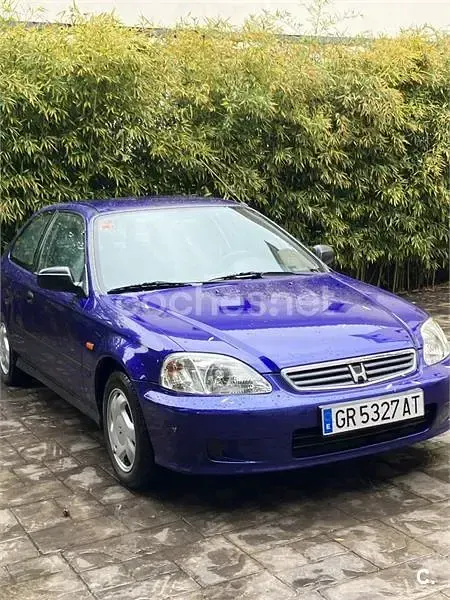 Usado Honda Civic SR 125 CV (91 kW) 1998 Azul Coupe