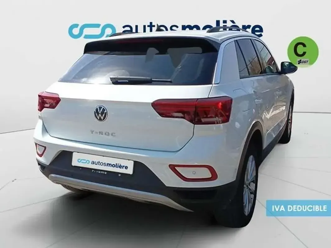 Usado VW T-Roc Life 150 CV (110 kW) 2023 Blanco SUV