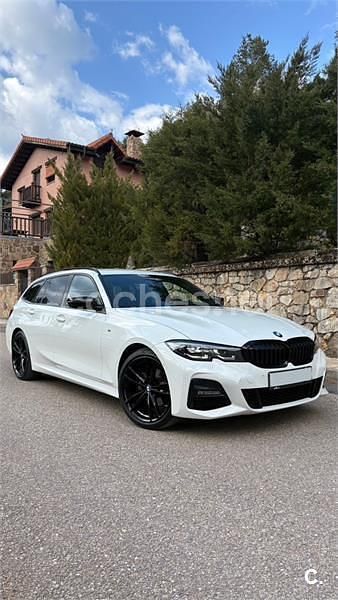 Usado BMW 320e Shadowline 190 CV (139 kW) 2022 Blanco Familiar