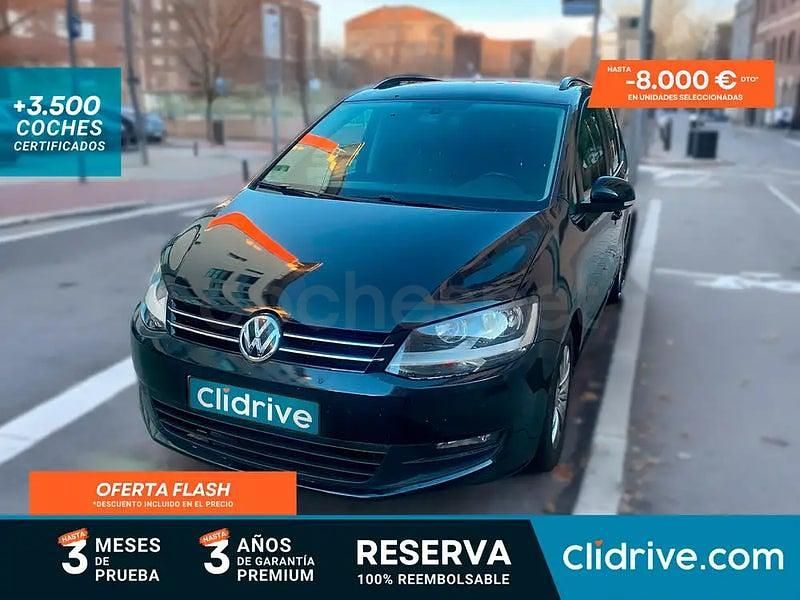 Negro Usado 2017 VW Sharan Sportline Monovolumen | 20.490 € (Precio justo) - Imagen 1/3