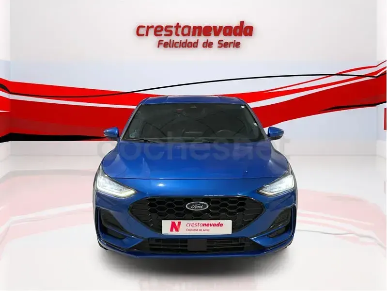 Usado Ford Focus ST-Line 125 CV (91 kW) 2022 Azul Berlina