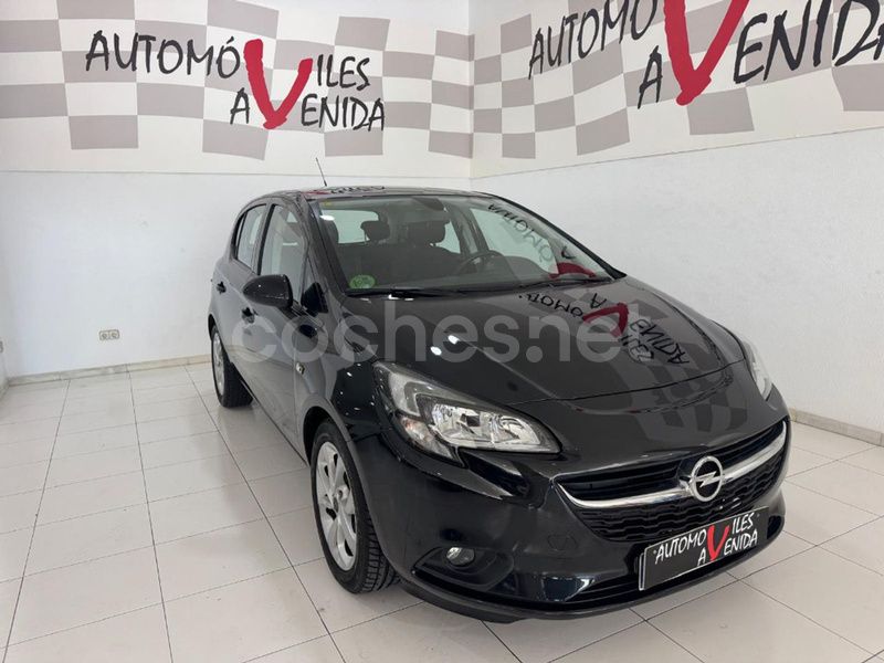 Negro Usado 2015 Opel Corsa Selective Berlina | 9700 € (Precio justo) - Imagen 1/4