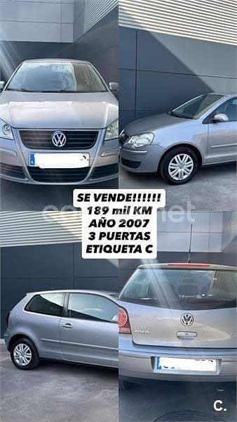 Gris / plata Usado 2007 VW Polo Advance Berlina | 4000 € (Precio justo) - Imagen 1/4